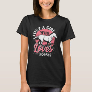 T-shirt Femmes équestres rétro filles équitation équitatio