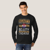 T-shirt Femmes Et Hommes Croates (Devant entier)