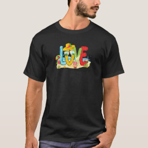 T-shirt Femmes été amour Momolife Momo Love Beach Vacati
