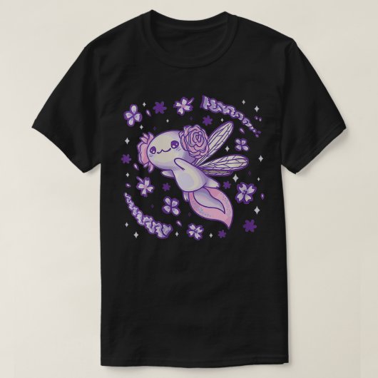 T-shirt Femmes Fairycore Aesthétique Kawaii Aolotl Fairy V (Design devant)