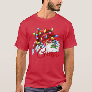 T-shirt Femmes Femmes Béni Gma Santa Hat Noël Lumière