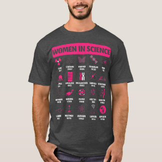 T-shirt Femmes Femmes En Sciences Design Biologie Chimie S