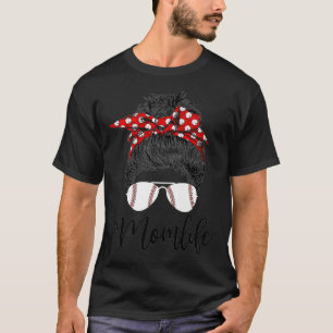 T-shirt Femmes Femmes Maman Vie Softball Baseball Mères D