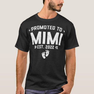 T-shirt Femmes femmes promues à Mimi 2022 Mères rétro