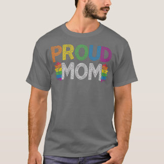 T-shirt Femmes Fier Maman LGBT LGBT Pride Mois Fier Maman 