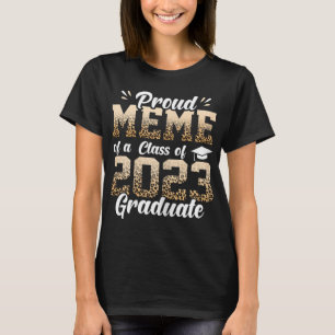 T-shirt Femmes Fières Mème senior 2023 Diplômé
