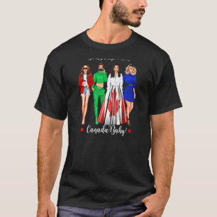 T-shirt Femmes Filles Voyage Canada Vacances Femme Bachero