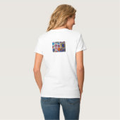T-shirt Femmes florales modernes (Dos entier)