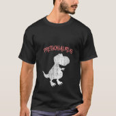 T-shirt Femmes Funny Pregosaurus Pregnant Dinosaure Hallow (Devant)