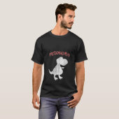 T-shirt Femmes Funny Pregosaurus Pregnant Dinosaure Hallow (Devant entier)