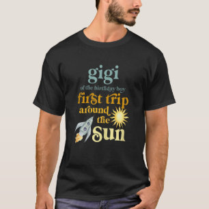 T-shirt Femmes Gigi Espace Extra-atmosphérique 1er Anniver