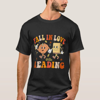 T-shirt Femmes Groovy Tombez Amoureuses De La Lecture Than