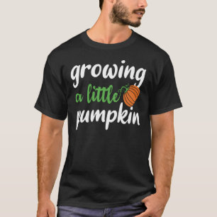 T-shirt Femmes Grossissant Petite Citrouille Grossesse d'H