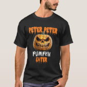 T-shirt Femmes Halloween Funny Peter Citrouille Mangeur VN (Devant)
