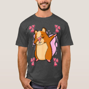 T-shirt Femmes Hamster Art Dessin Coeurs Filles Hammy