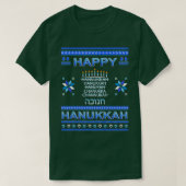 T-shirt Femmes HANOUKKA SWEATER UGLY HANOUKKA SWEATER Han (Design devant)