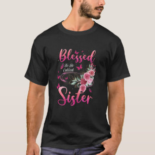 T-shirt Femmes Heureuses D'Être Appelées Soeurs Mignonnes