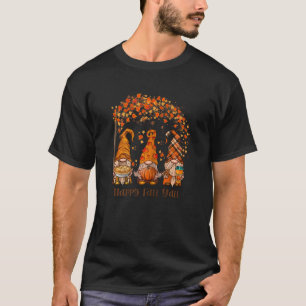T-shirt Femmes Heureux Automne Y'all Gnome Gnomes de l'aut