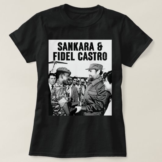 T-shirt Femmes Hommes Che Guevara Thomas De Sankara Afriqu (Design devant)