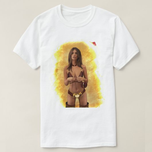 T-shirt Femmes Hommes Emily Ratajkowski Dans Ferrero Roche (Design devant)