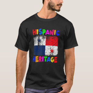 T-shirt Femmes Hommes National Hispanique Mois du patrimoi