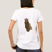 T-shirt femme's Horse (Dos)