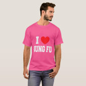 T-shirt Femmes I Love Kung Fu (Devant entier)
