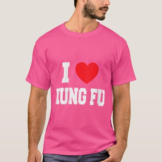 T-shirt Femmes I Love Kung Fu (Devant)