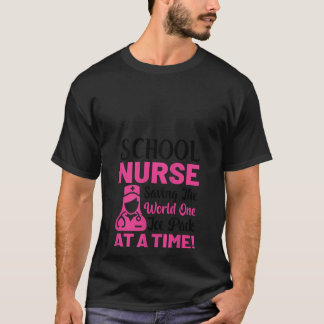 T-shirt Femmes Infirmière Sauvons Le Monde Une Ice Pack