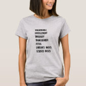 T-shirt Femmes interdites de chemise de mots de la CDC 7 (Devant)