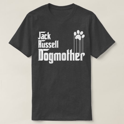 T-shirt Femmes Jack Russell Chien Maman, Jack Russell Chie (Design devant)