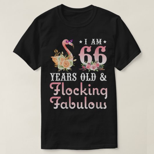 T-shirt Femmes J'Ai 66 Ans Et Flocage Fabuleux Hap (Design devant)