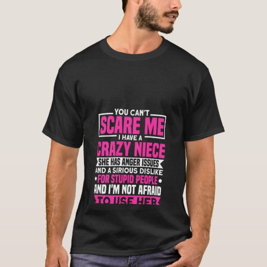 T-shirt Femmes J'Ai Une Nièce Fou Elle A La Colère Envoie (Devant)