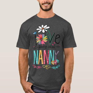 T-shirt Femmes J'Aime Être Appelée Nanny Sunflower Cadeaux