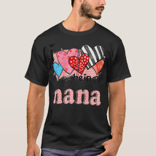 T-shirt Femmes J'Aime Être Une Nana Mignonne Coeurs Cadeau