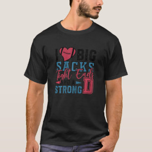 T-shirt Femmes J'Aime Les Gros Sacs Fin Serrés Et Un D For