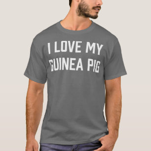T-shirt Femmes J'aime mon cochon d'Inde
