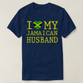 T-shirt Femmes J'aime mon mari jamaïcain T (Design devant)