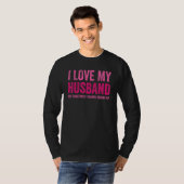 T-shirt Femmes J'Aime Mon Mari Mais Parfois Je Veux Squa (Devant entier)