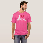 T-shirt Femmes J'Aime Plonger (Devant entier)
