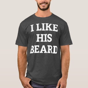 T-shirt Femmes J'Aime Sa Barbe Matching Couple J'Aime Son