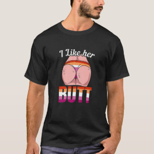 T-shirt Femmes J'Aime Son Beurre Lesbienne Lesbienne Pride