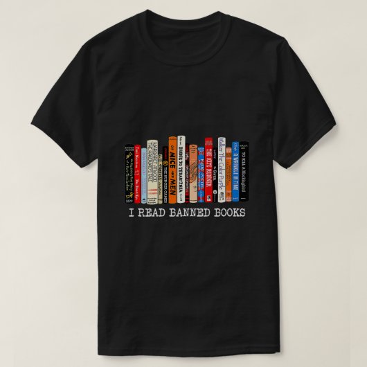 T-shirt Femmes Je Lis Livres Interdits Semaine Bibliothéca (Design devant)