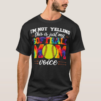 T-shirt Femmes Je ne hurle pas C'est la voix de maman de s