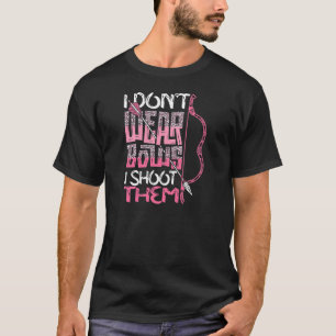 T-shirt Femmes Je ne porte pas de vaches Je leur tire dess