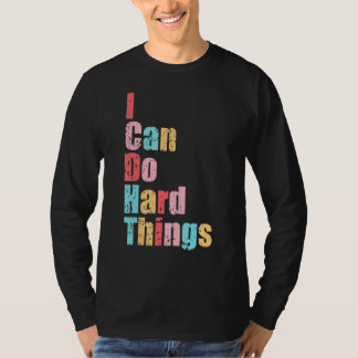 T-shirt Femmes Je Peux Faire Des Choses Dures Vest Entraîn