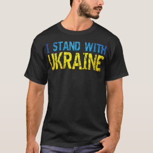 T-shirt Femmes je suis avec Ukraine Soutenez Ukraine Ukrai