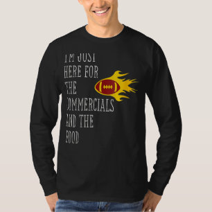 T-shirt Femmes Je suis juste ici pour la publicité et la n