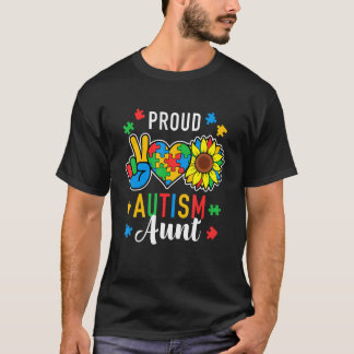 T-shirt Femmes Je suis une fière autisme Tante Sensibilisa