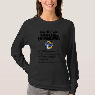 T-shirt Femmes Je suis une grand-mère de volley-ball 1. J'